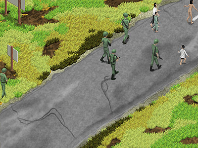 Children Fleeing Napalm Attack 